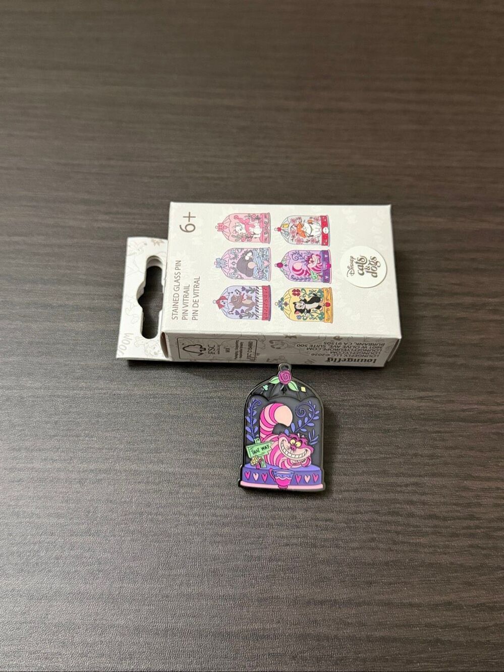 Loungefly Disney Cat Terrarium Blind Box Enamel Pin - Chesire Cat
